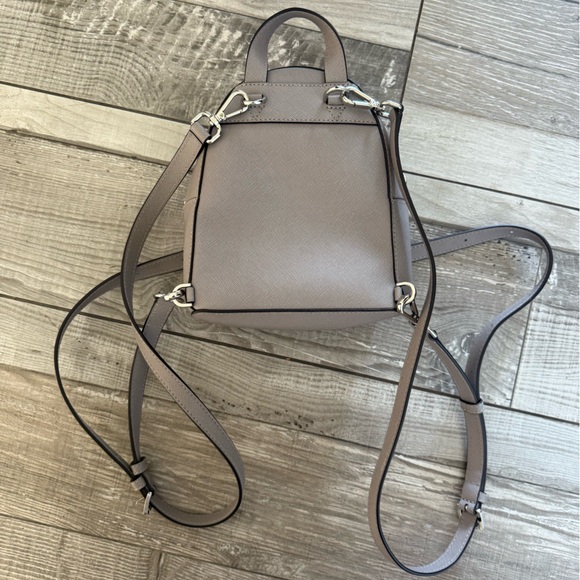 Michael Kors Studded Gray Backpack - Picture 2 of 2